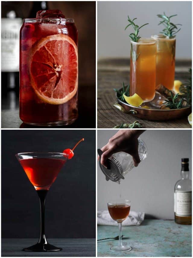 15 Gin And Sweet Vermouth Cocktails To Shake Up Your Night!