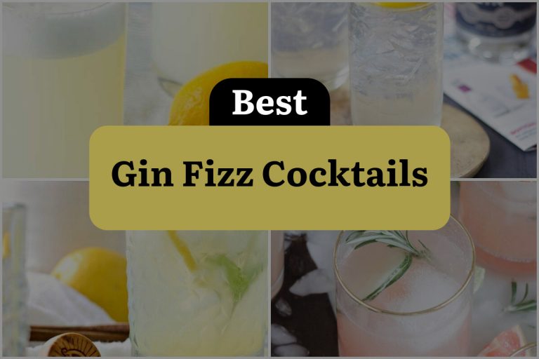 26 Gin Fizz Cocktails That Will Give You a Buzz and a Fizz DineWithDrinks
