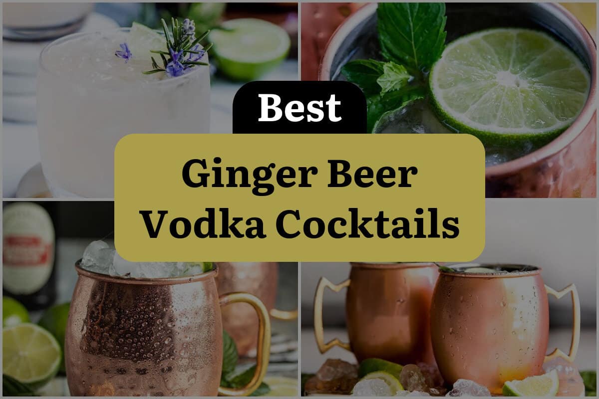 28 Best Ginger Beer Vodka Cocktails
