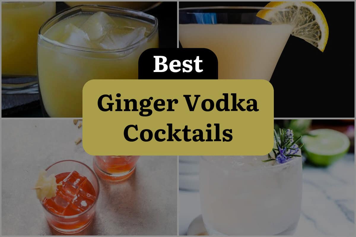 28 Best Ginger Vodka Cocktails