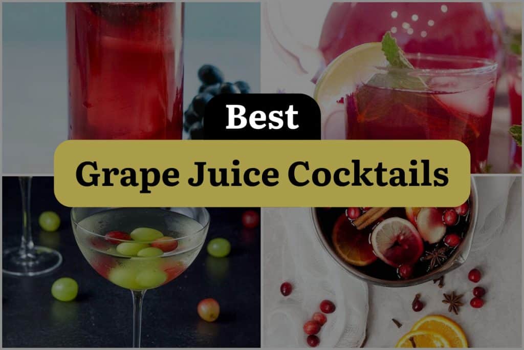 14 Grape Juice Cocktails that Will Glam Up Your Next Party