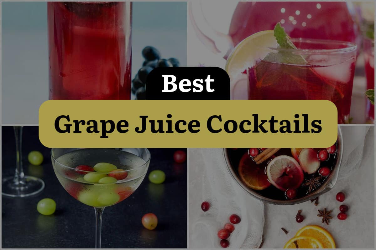 14 Best Grape Juice Cocktails