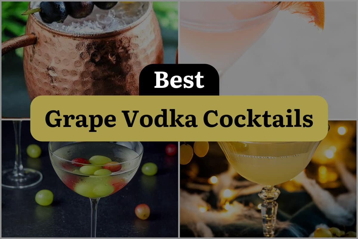 11 Best Grape Vodka Cocktails