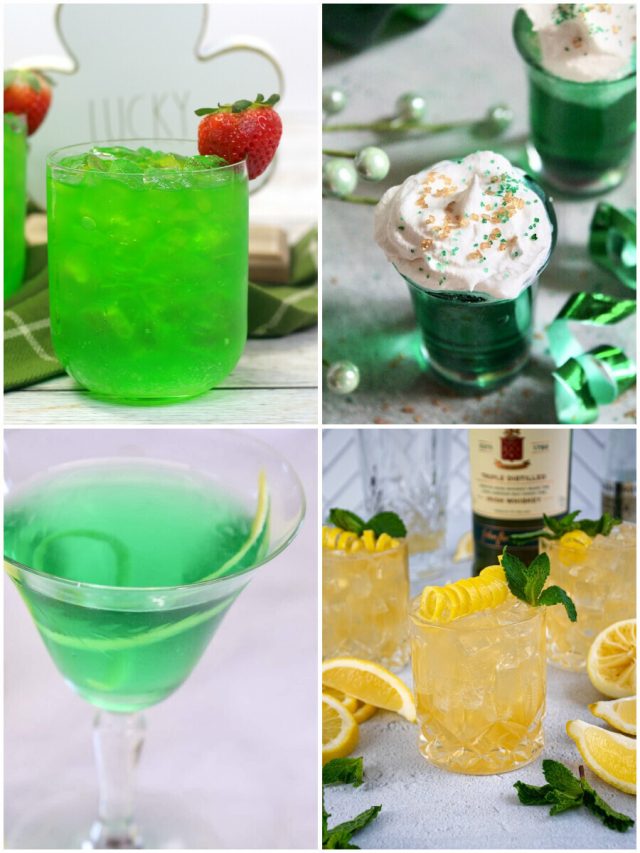 25 Green Irish Cocktails To Shamrock Your World!