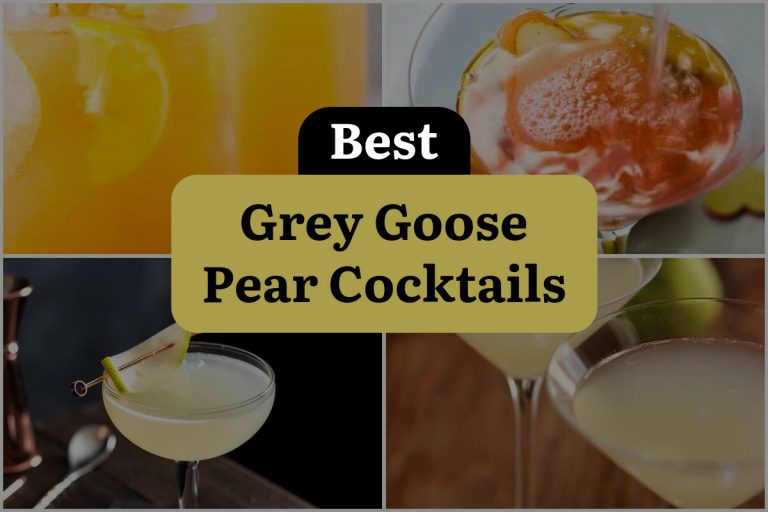 6 Grey Goose Pear Cocktails That Will Shake Up Your Night! DineWithDrinks