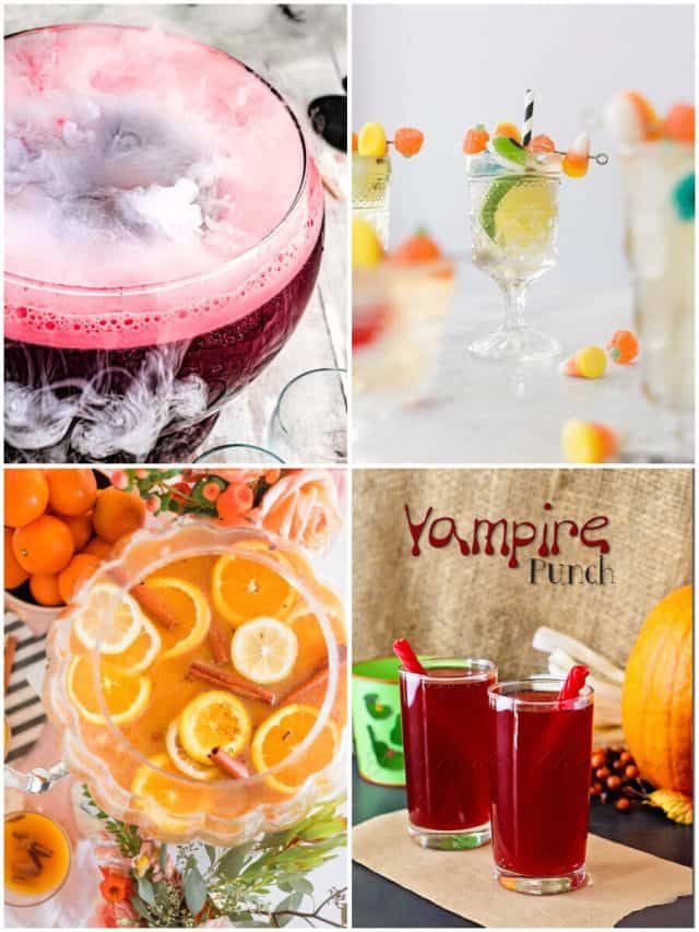 16 Halloween Punch Bowl Cocktails To Creep It Real!