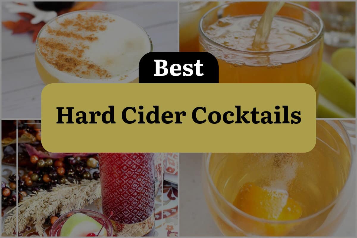 24 Best Hard Cider Cocktails