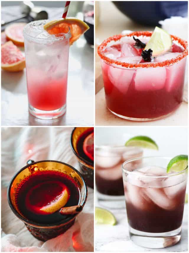 16 Hibiscus Tequila Cocktails To Turn Up The Fun!