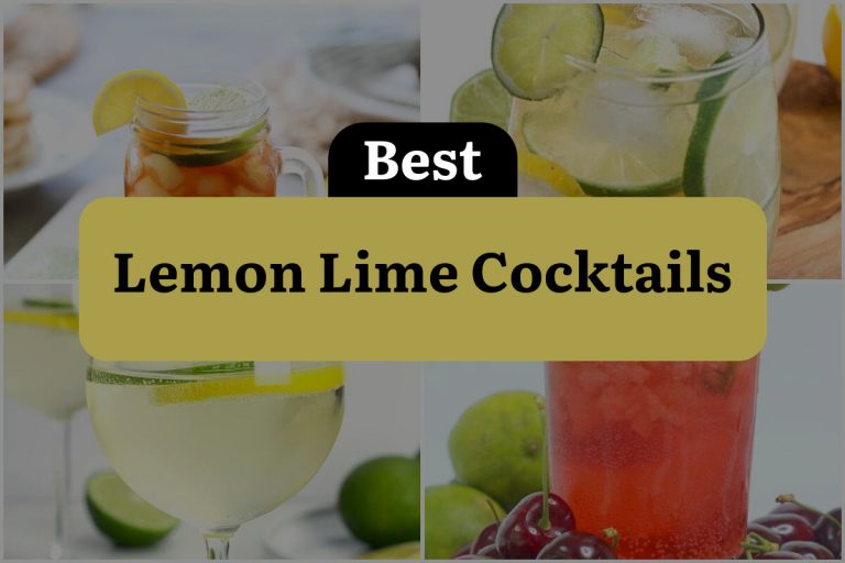 30 Lemon Lime Cocktails That Will Squeeze Your Taste Buds! | DineWithDrinks