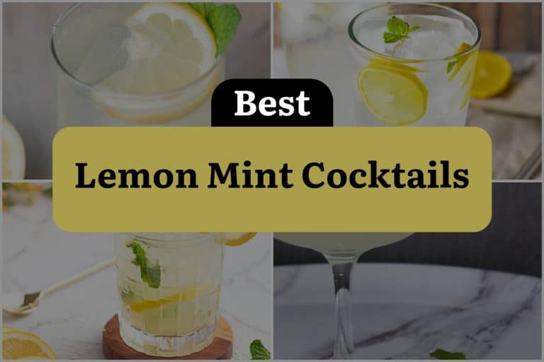 28 Lemon Mint Cocktails to Freshen Up Your Summer Sipping! | DineWithDrinks