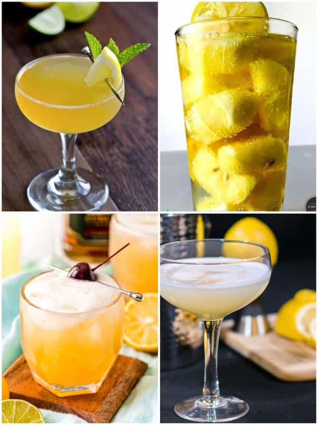 26 Lemon Sour Mix Cocktails To Sip On This Summer!