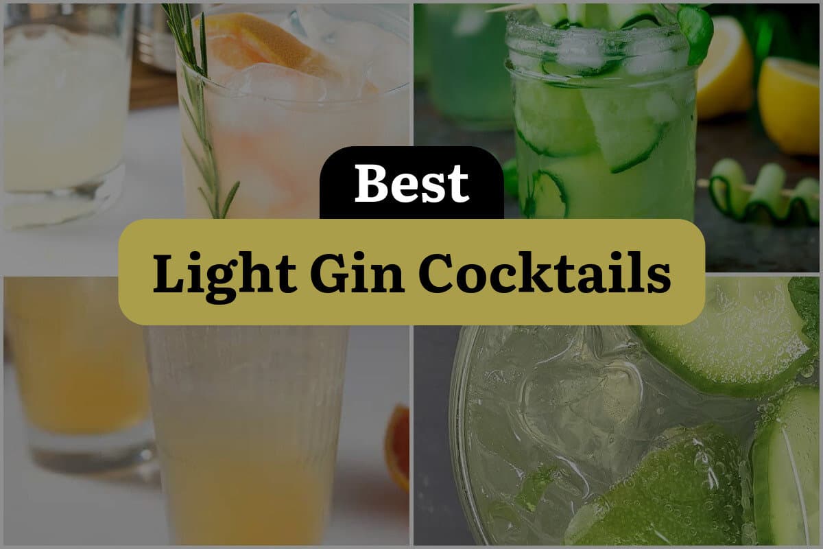 35 Best Light Gin Cocktails