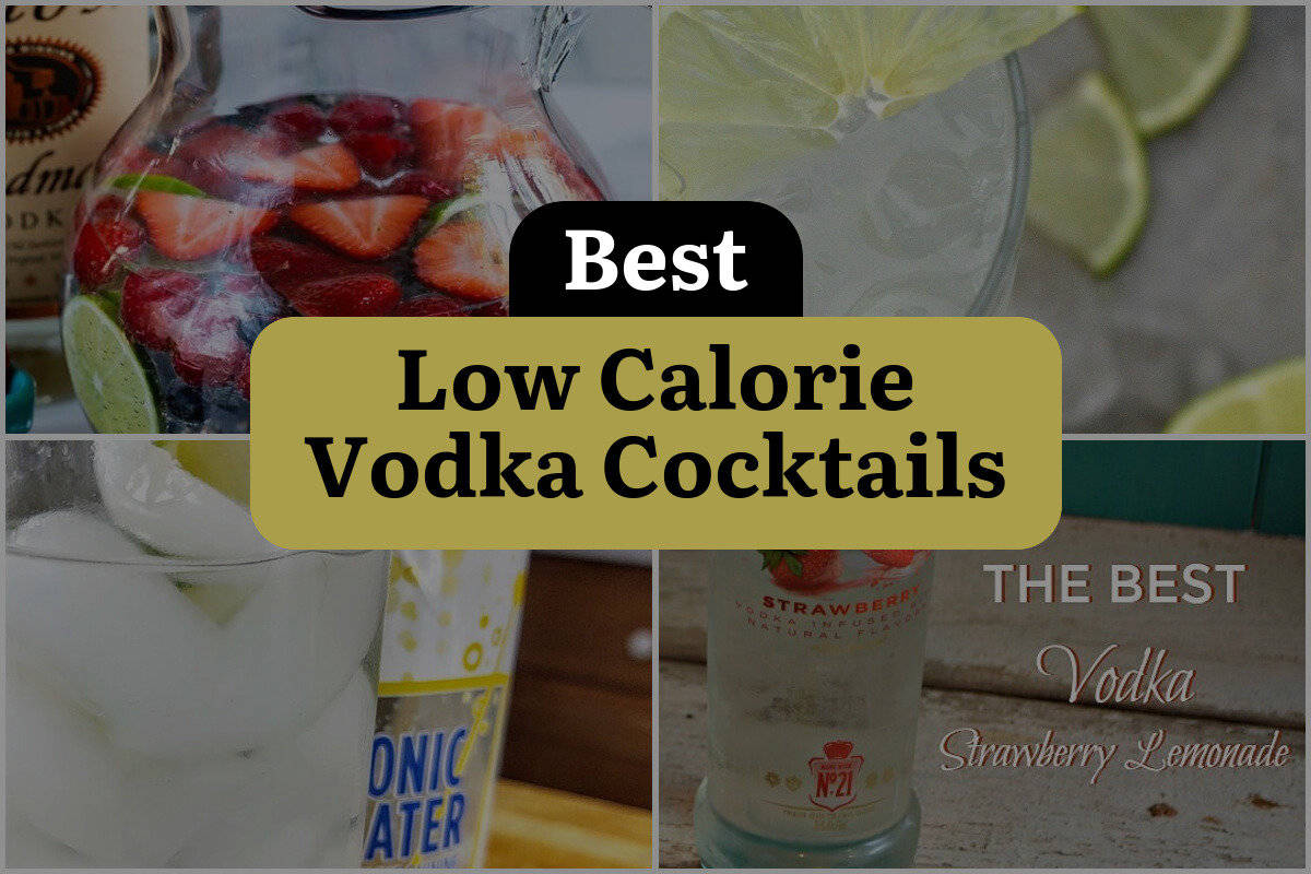 21 Best Low Calorie Vodka Cocktails