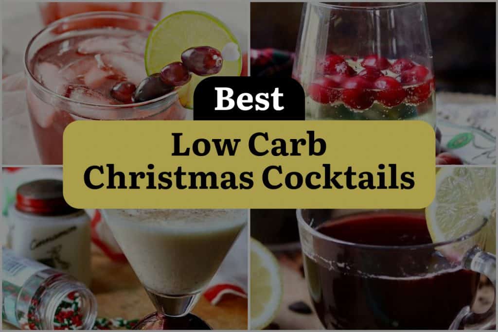 18 Low Carb Christmas Cocktails that will jingle your bells! DineWithDrinks