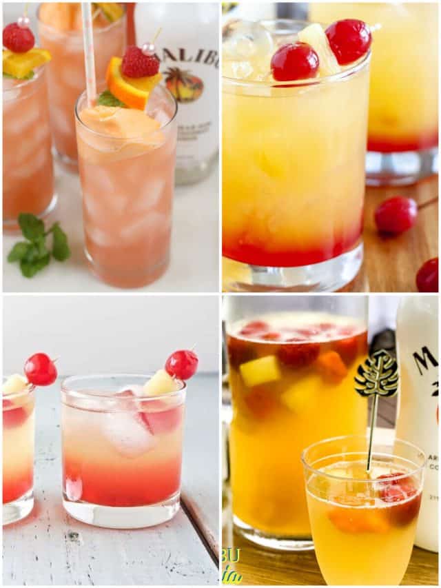 15 Malibu Recipes Cocktails For A Tropic-High Time!