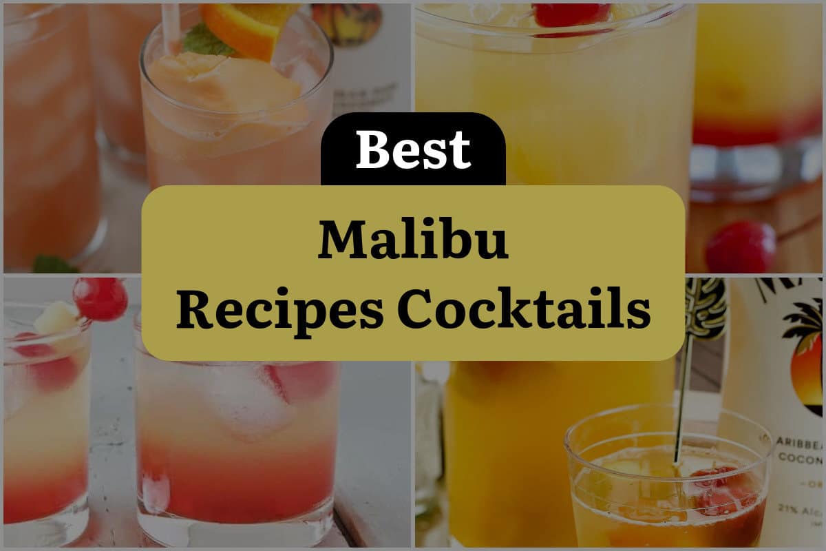 15 Best Malibu Recipes Cocktails