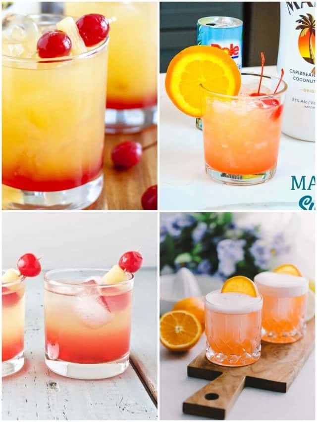 5 Malibu Sunset Cocktails That Will Take You To Paradise