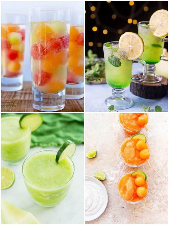 19 Melon Cocktails That Will Make Your Summer Sweeter!