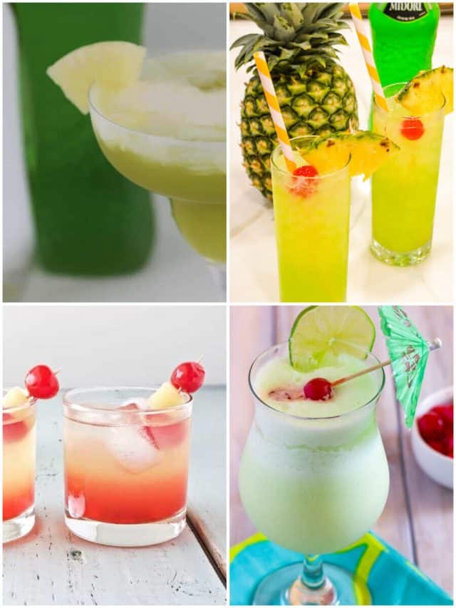 4 Midori And Malibu Cocktails To Shake Up Your Summer!