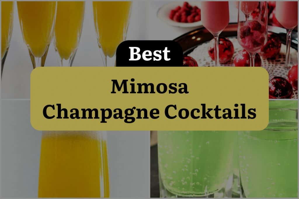 21 Mimosa Champagne Cocktails To Sip On For Brunch Bliss | DineWithDrinks