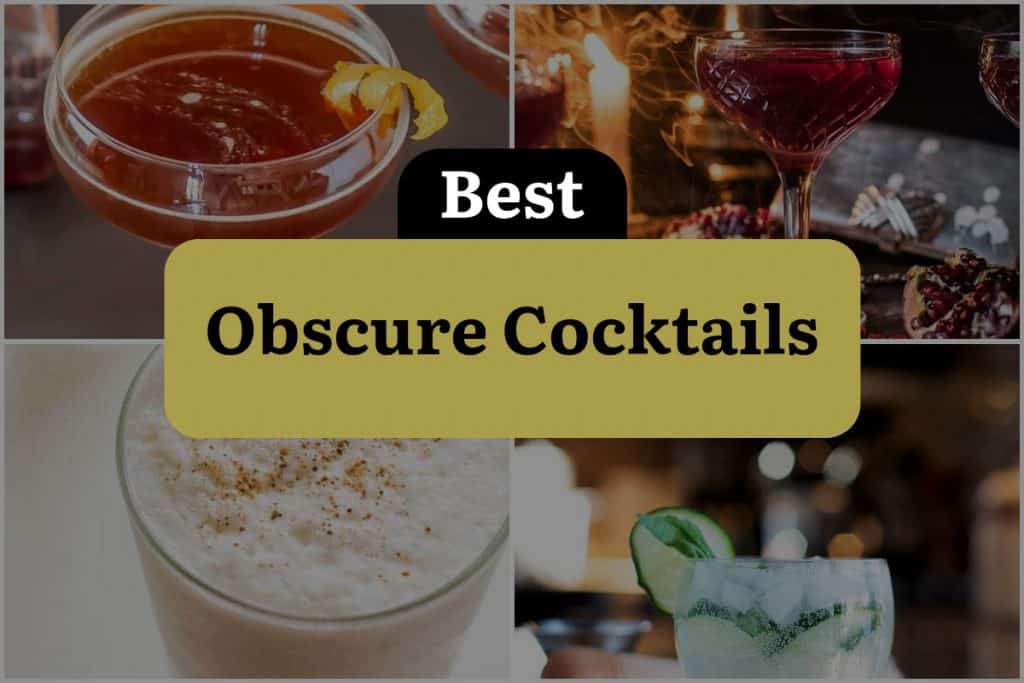 6 Obscure Cocktails to Impress Your Friends at Happy Hour DineWithDrinks