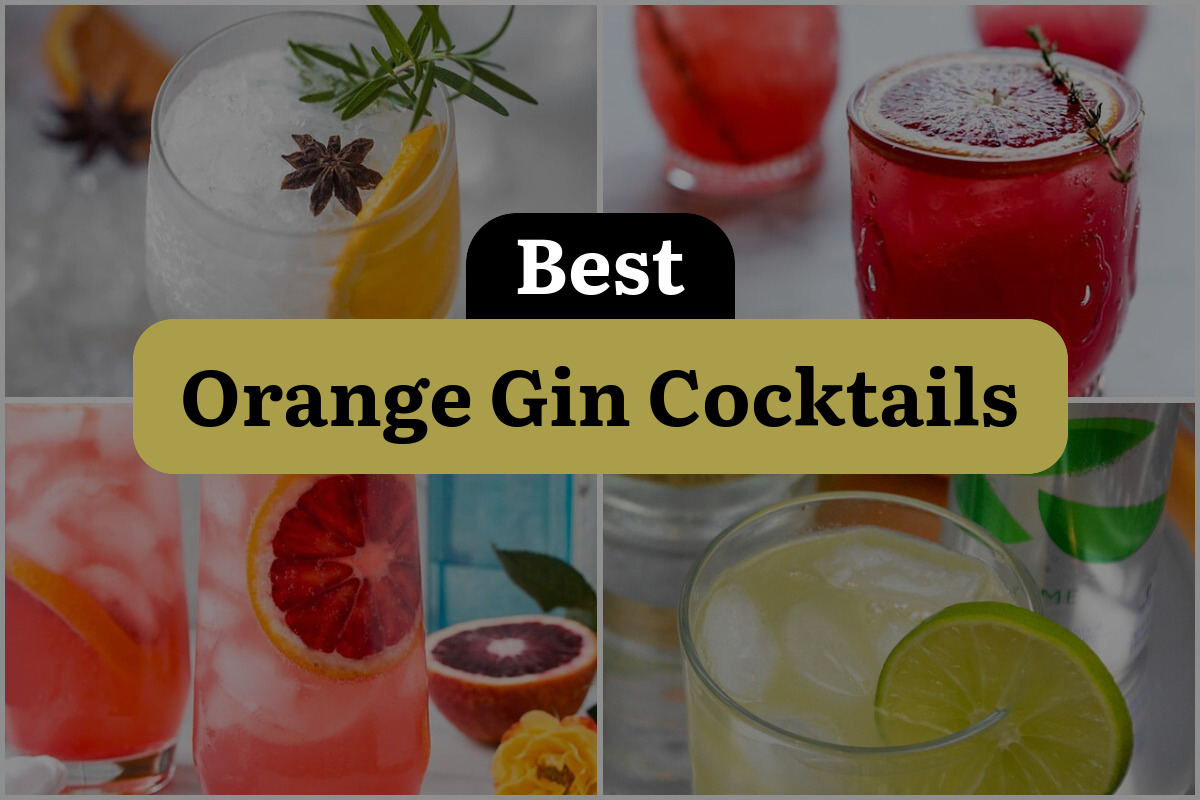 25 Best Orange Gin Cocktails