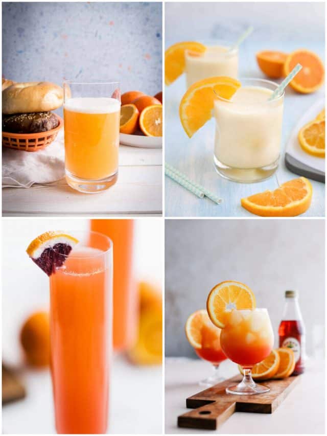 26 Orange Juice Breakfast Cocktails To Kickstart Your Day!