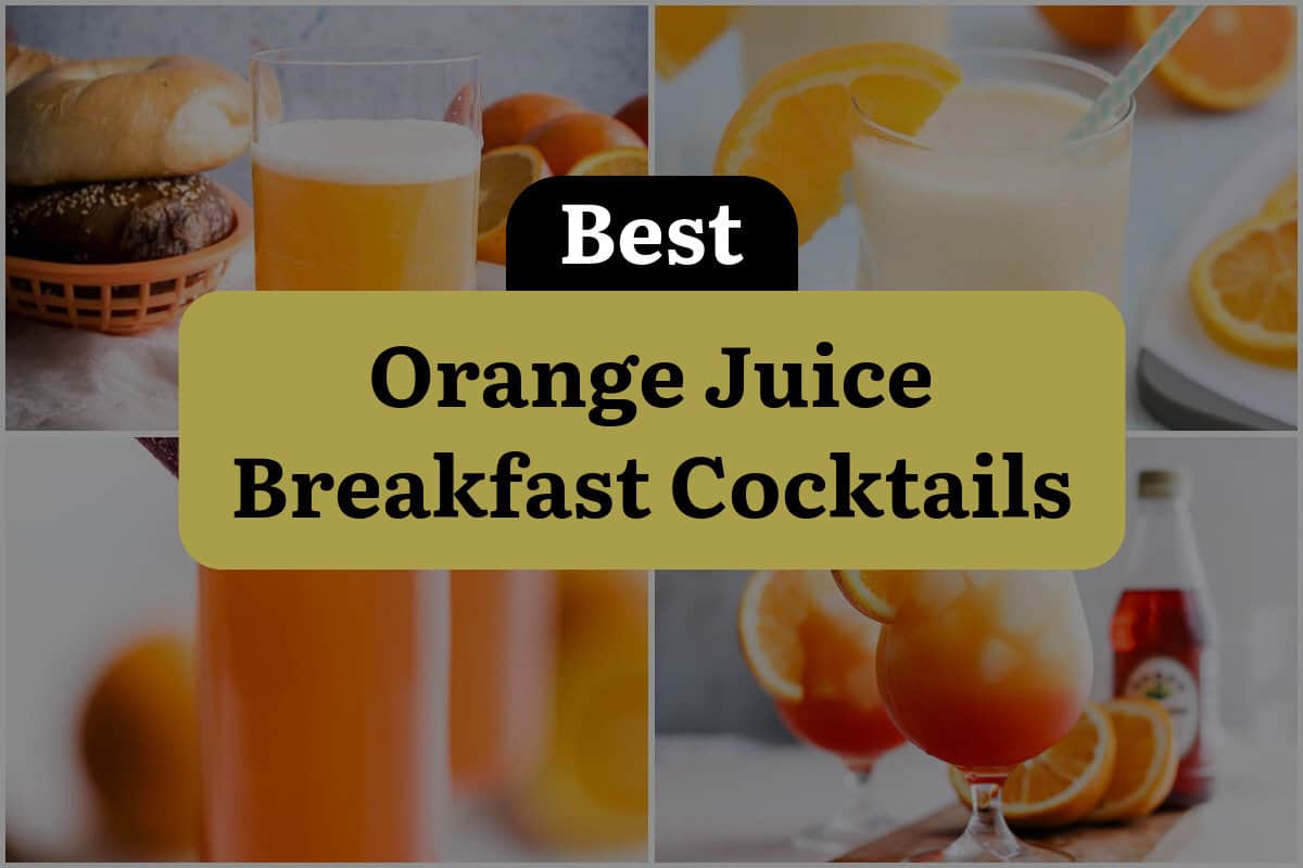 34 Best Orange Juice Breakfast Cocktails
