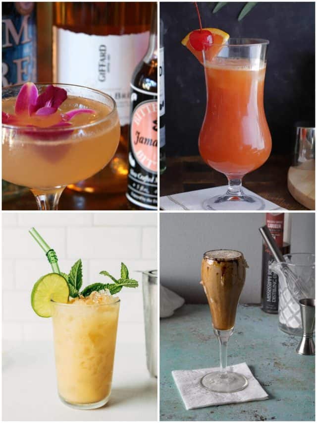 4 Overproof Rum Cocktails To Make Your Night Sizzle!