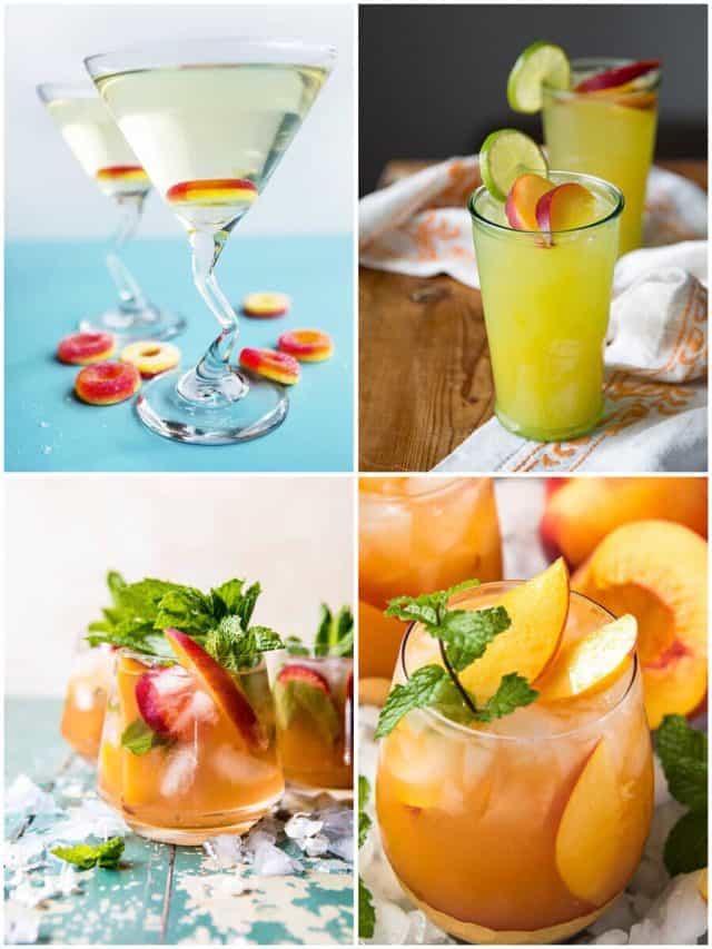 22 Peach Colored Cocktails That Will Make You Sip For Joy