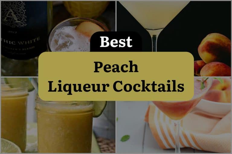 15 Peach Liqueur Cocktails You Need to Sip on This Summer | DineWithDrinks