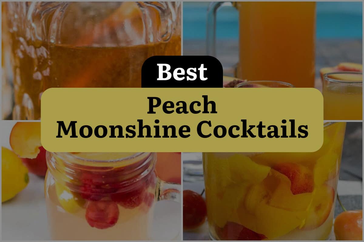 5 Best Peach Moonshine Cocktails