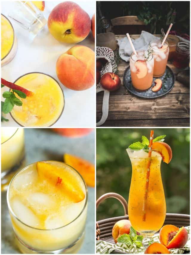 11 Peach Puree Vodka Cocktails To Shake Up Your Summer!