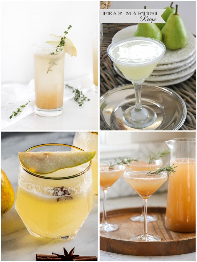 22 Pear Puree Cocktails To Sip Your Way To Blissful Tastebuds