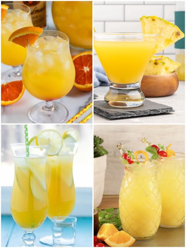 26 Pineapple And Orange Juice Cocktails To Sip Into Paradise
