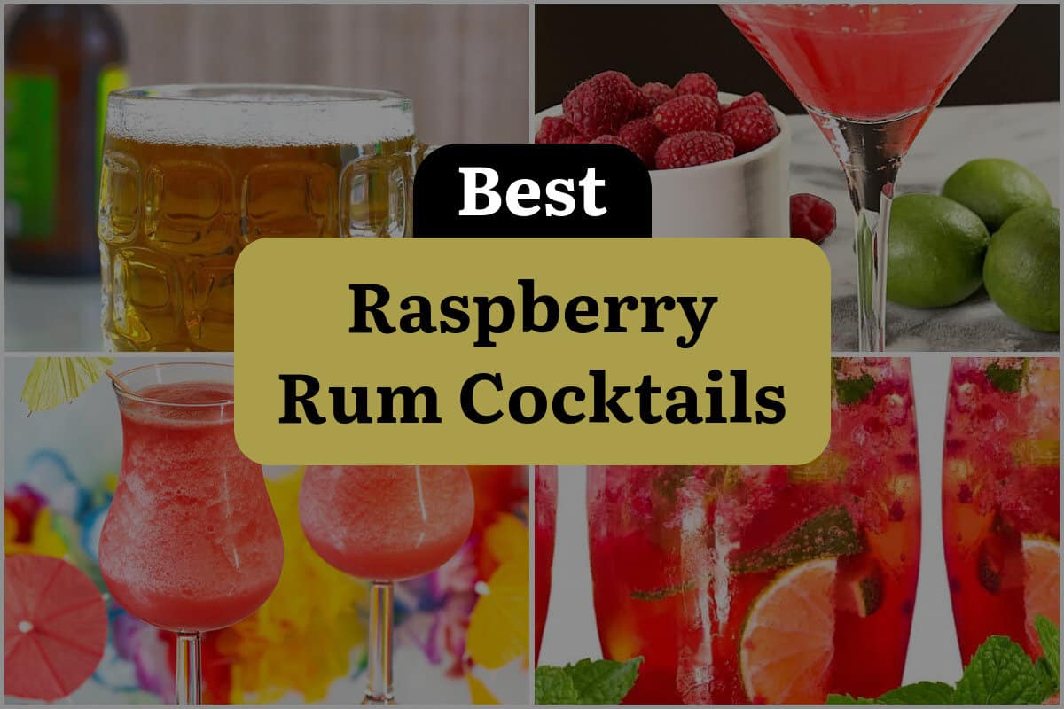 16 Best Raspberry Rum Cocktails