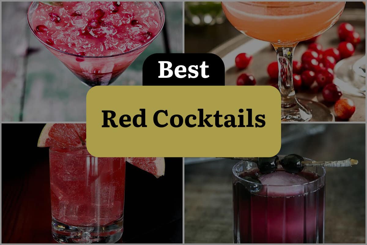 35 Best Red Cocktails