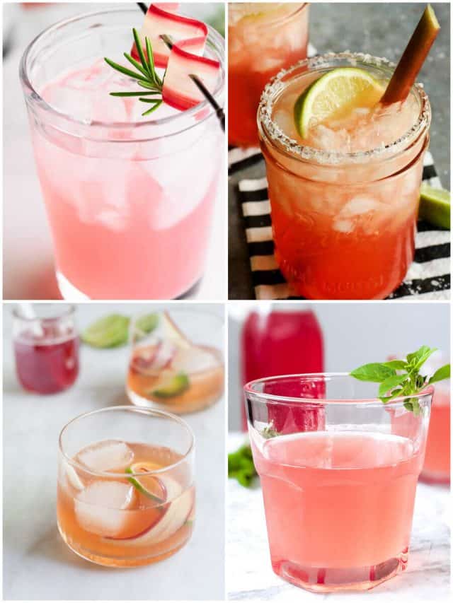 26 Rhubarb Cocktails To Shake Up Your Summer Soirées!