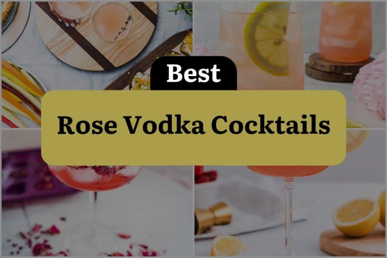 12 Rose Vodka Cocktails that'll Make You Blush with Delight