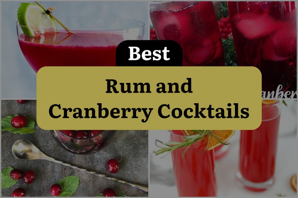 14 Rum and Cranberry Cocktails to Shake Up Your Next Party ...