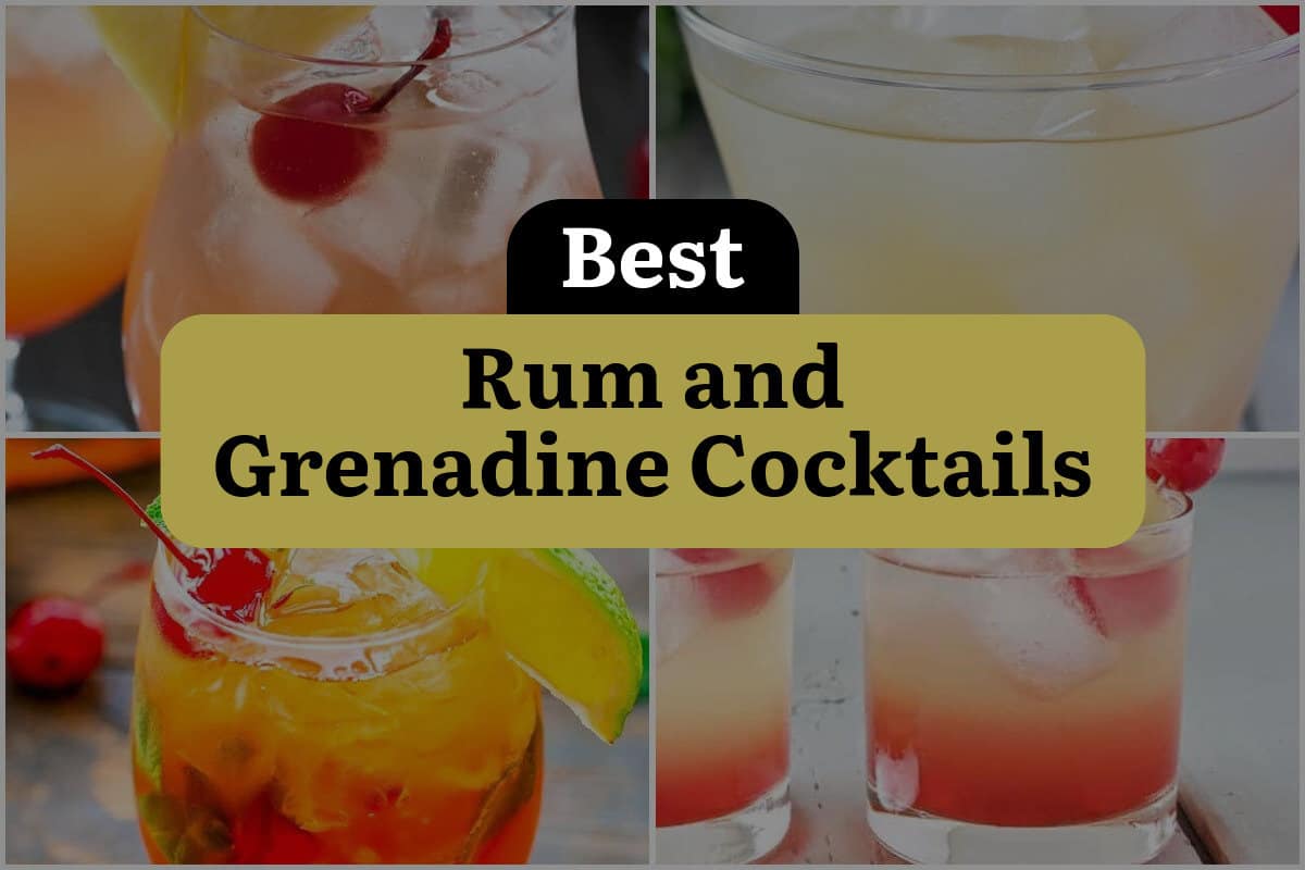 22 Best Rum And Grenadine Cocktails