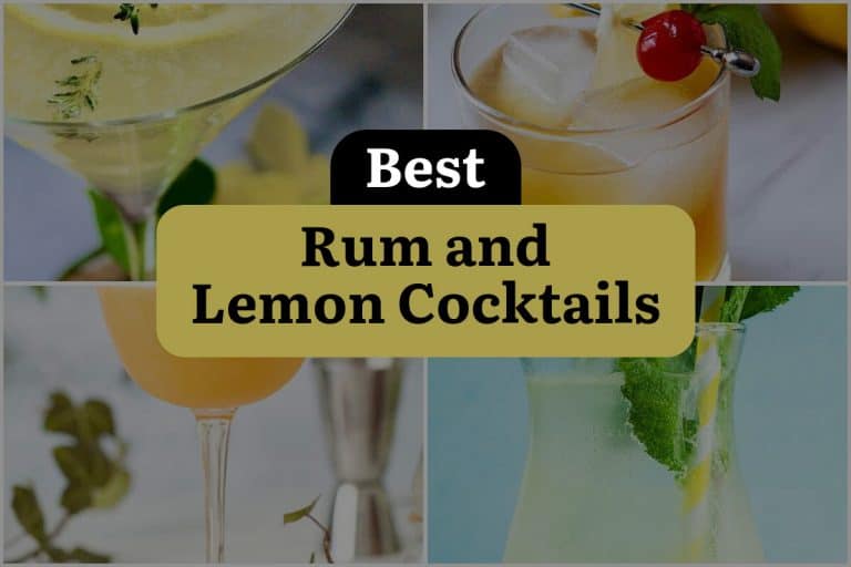 12 Rum And Lemon Cocktails To Shake Up Your Happy Hour! 