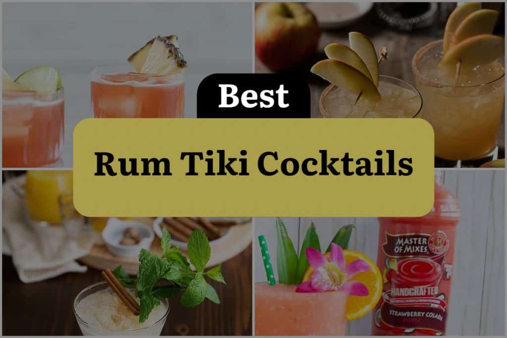 16 Rum Tiki Cocktails to Transport You to a Tropical Paradise DineWithDrinks
