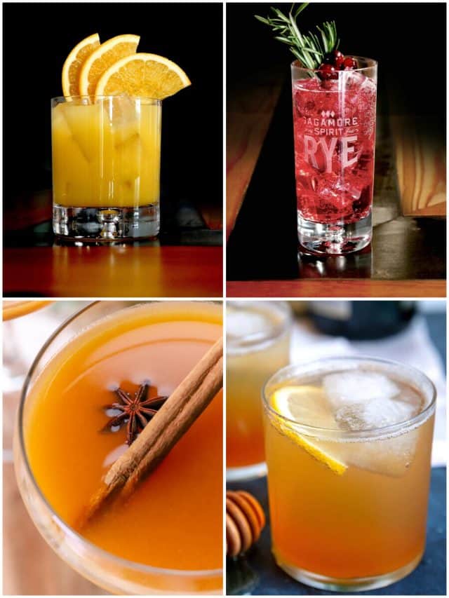 21 Rye Whiskey Holiday Cocktails To Spice Up Your Festivities!