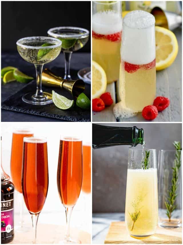 26 Signature Champagne Cocktails To Add Fizz To Your Party!