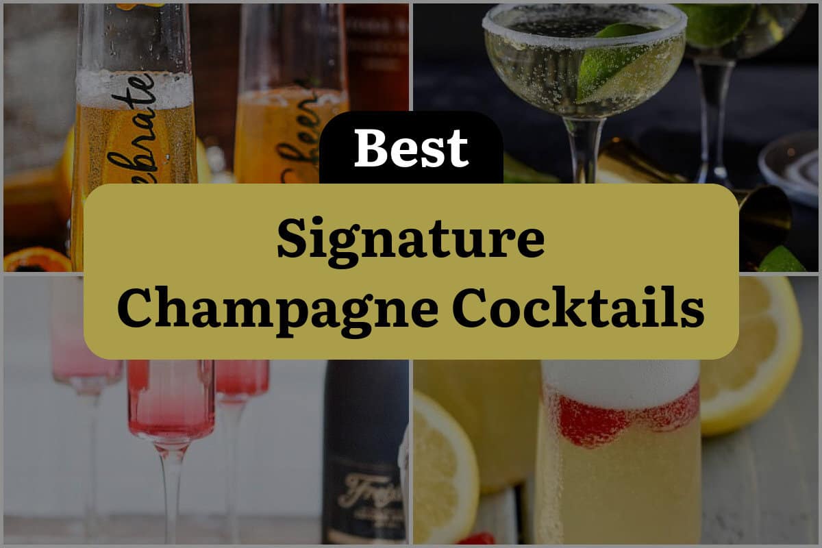 30 Best Signature Champagne Cocktails
