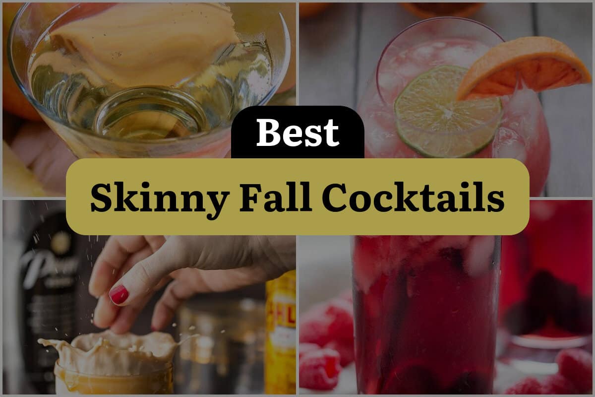 4 Best Skinny Fall Cocktails