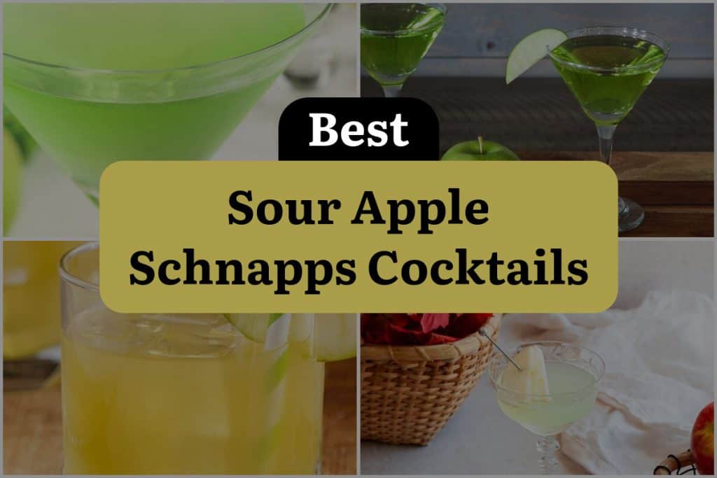 11 Sour Apple Schnapps Cocktails to Shake Up Your Nightlife