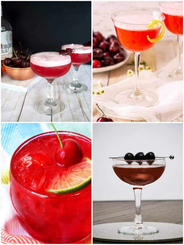15 Sour Cherry Cocktails That'Ll Make Your Taste Buds Swoon!