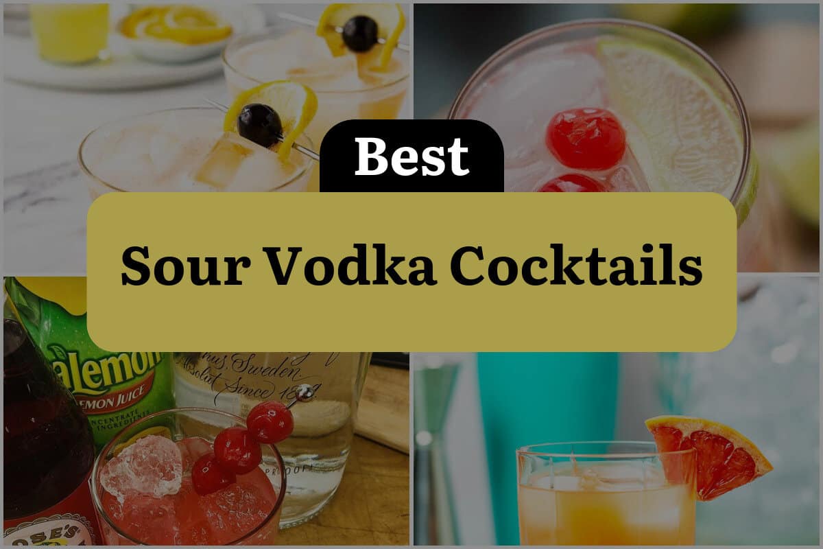 33 Best Sour Vodka Cocktails
